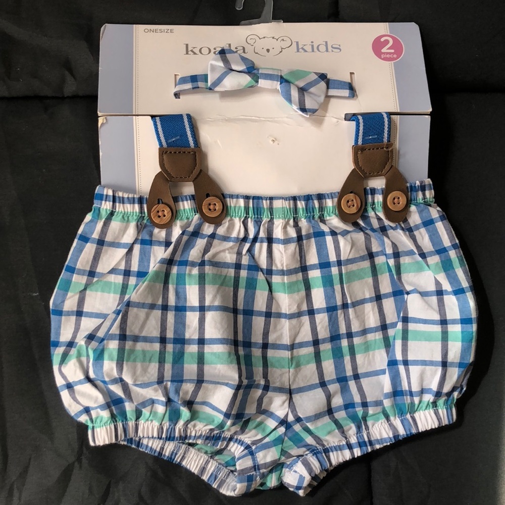 New Koala Kids suspender and bow tie set